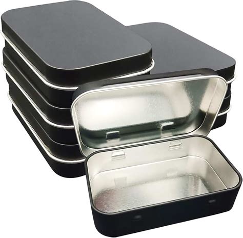 hinged parts box u sort metal|Amazon.com: Metal Boxes With Hinged Lids.